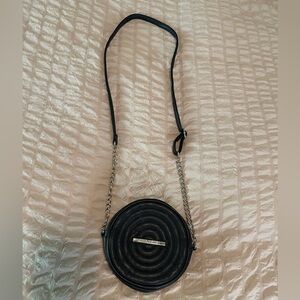 Steve Madden Black - Round Purse - Man Made Materials